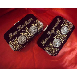 Customized Clutch With Both Side Embroidery (Delivery time 3-4 Weeks)