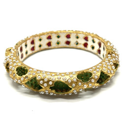 Green Pearl Bracelet 