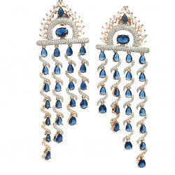 Blue Castle Earrings 