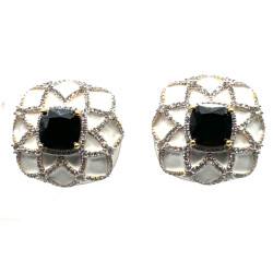 White and Black Studs 