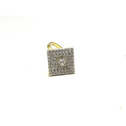 Square Pave Ring 