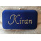 Customized Blue Velvet Clutch (Delivery time 3 to 4 Weeks)