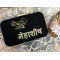 Customized Black Velvet Clutch (Delivery time 3 to 4 Weeks)