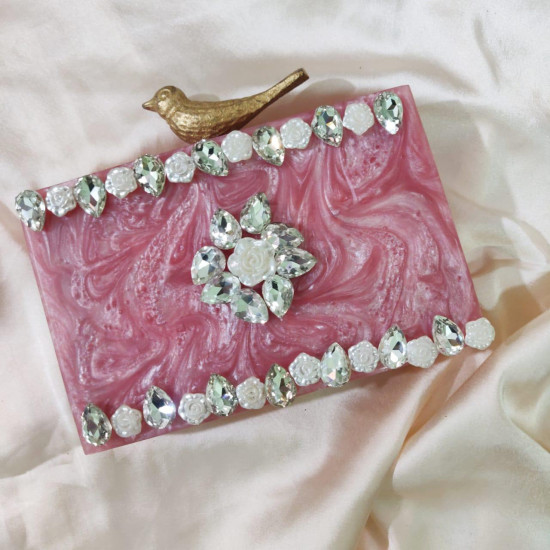 Raisin pink Clutch (Delivery time 3 to 4 Weeks)