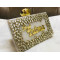Customized Kundan Raisin Clutch (Delivery  time 3 to 4 Weeks)